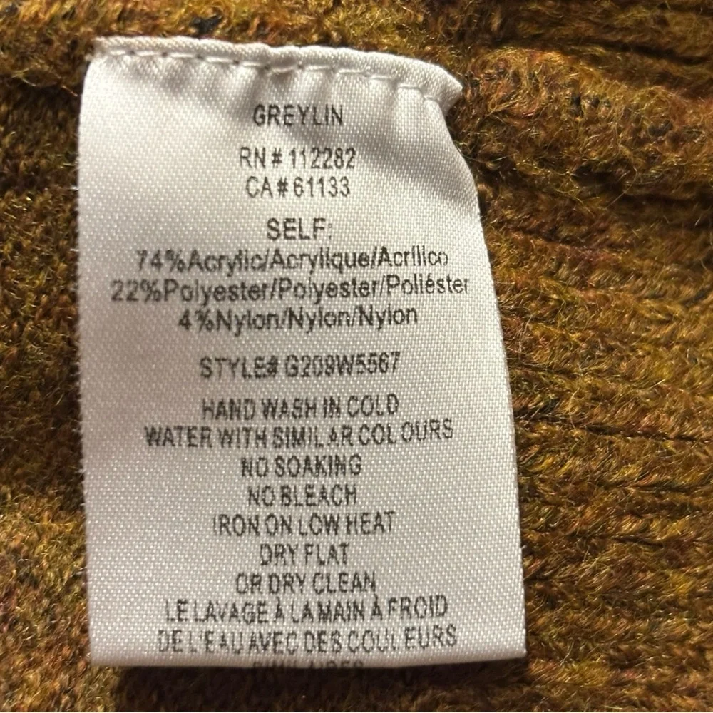 Greylin Women's Golden Brown Knit Sweater Size XS - Picture 6 of 6